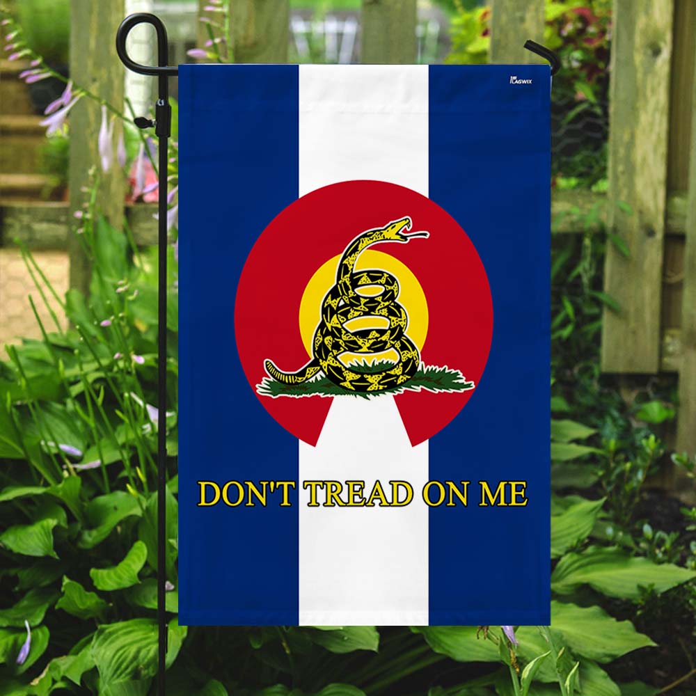 Don't Tread On Me Colorado Gadsden Flag