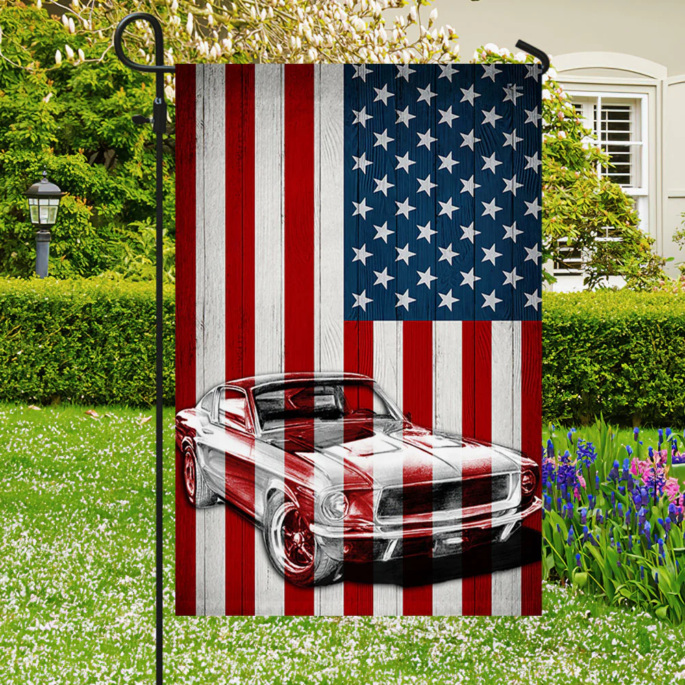1968 Mustang American Flag
