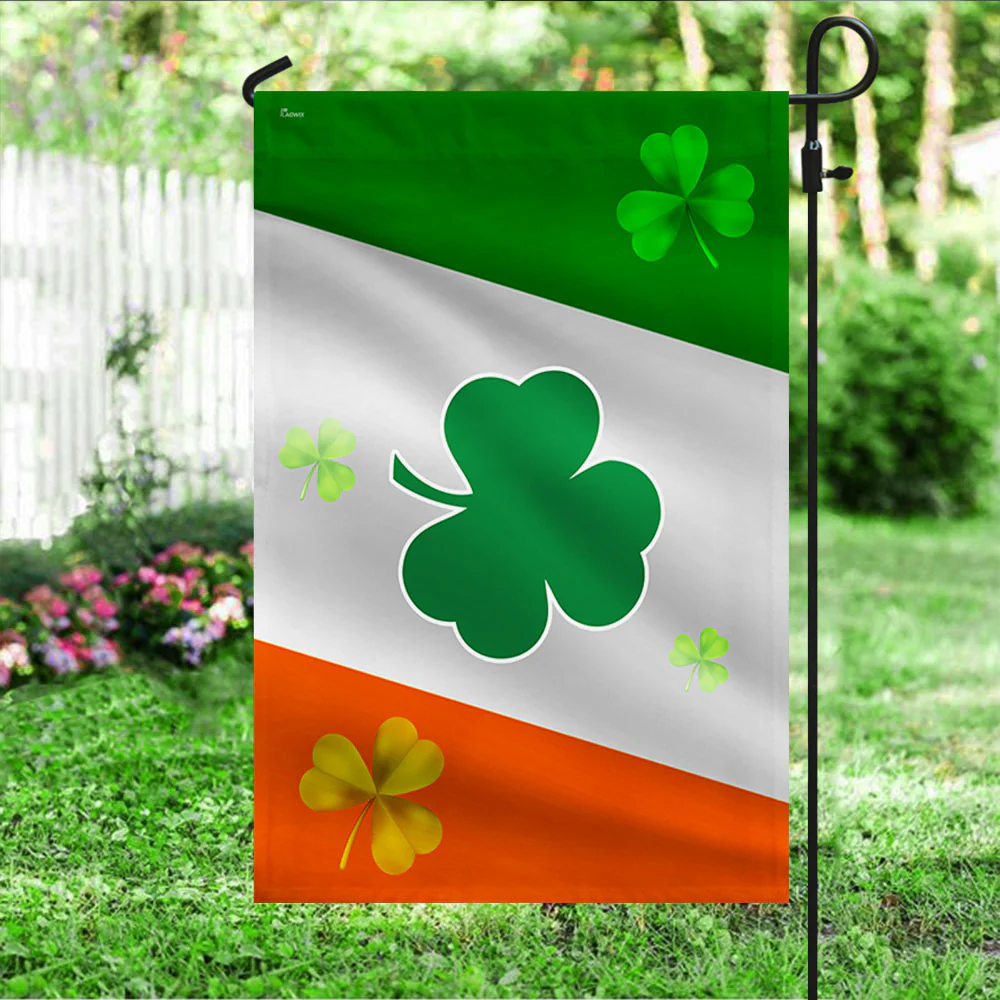 Irish Shamrock Flag