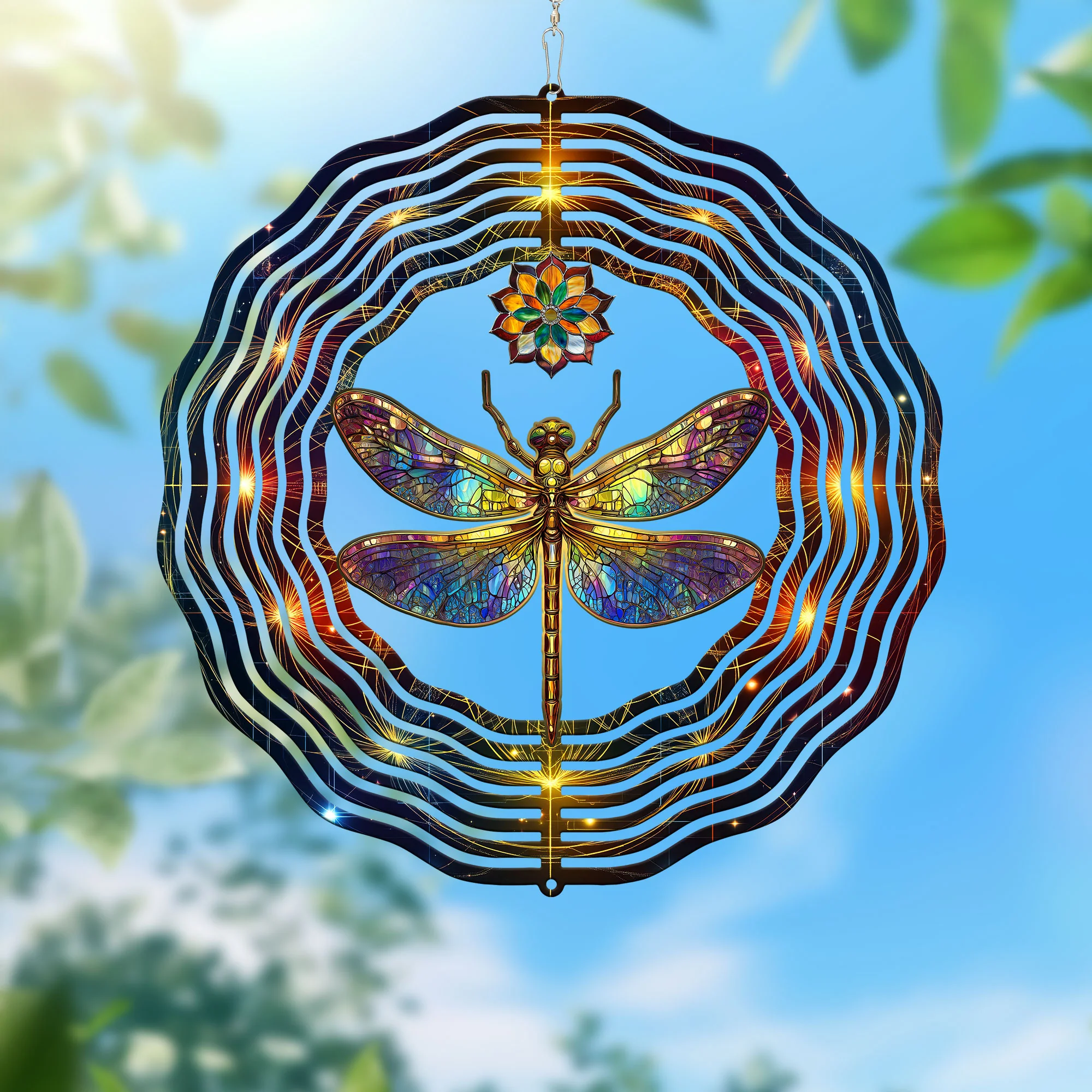 Dragonfly Wind Spinner